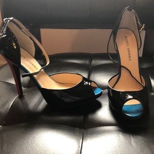 Audrey Brooke Ankle strapped high heels